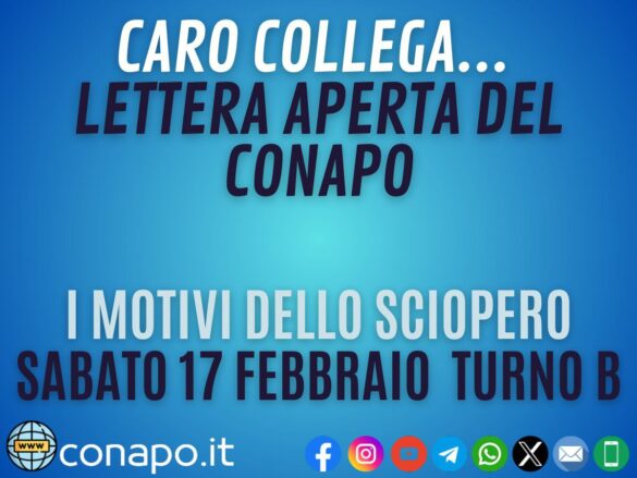 Sabato 17 Febbraio Dalle Ore 9 Alle 13 (turno B) Sciopero Nazionale ...